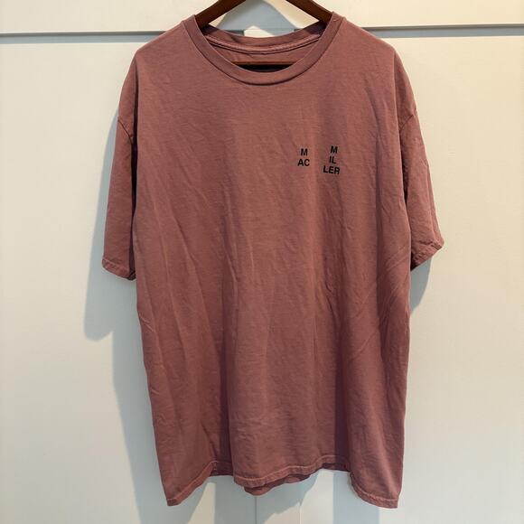 Mac Miller Shirt Mens XL Mauve So Much Of This World Is Above Us Graphic Hip Hop - Picture 2 of 10